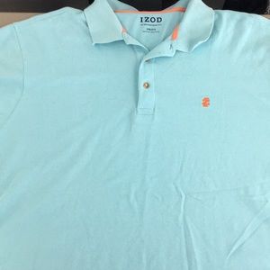 Light Blue Izod polo shirt. Size 2XB